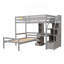 Lit mezzanine simple avec lit autonome-1298447120