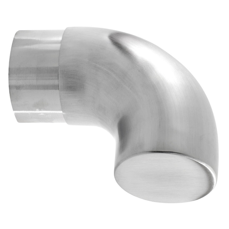 Radius Wall Return, Satin Stainless Steel