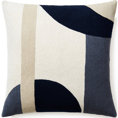Luna Hand-Embroidered Chain Stitch Pillow