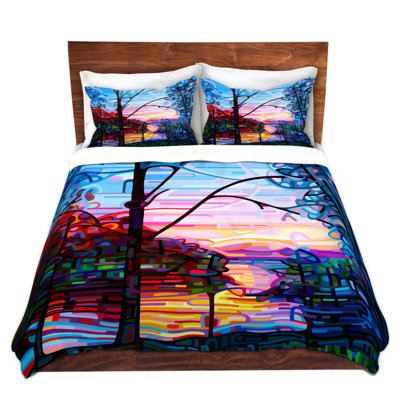 Ensemble de housse de couette en microfibre DiaNoche par Mandy Budan - Awakening