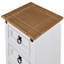 35 cm W Solid Wood Bedside Table