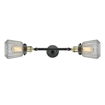 Éclairage pour salle de bain à intensité variable 2 lumières Ellerby