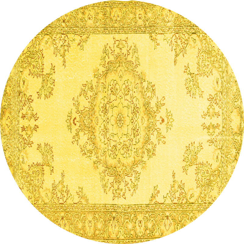 Performance Oriental Indoor Rug, Round 6'