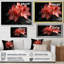 Rose noir et rhododendron Midnight Bloom II - art mural rhododendron-269754595-269754598