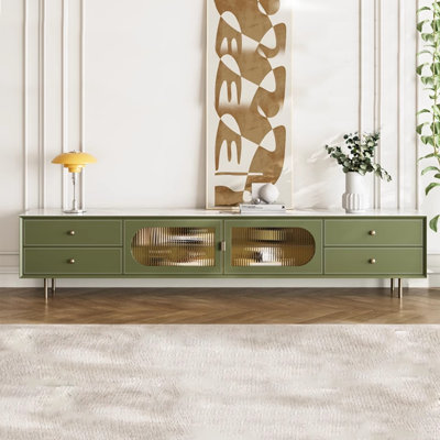 Light luxury style TV cabinet