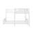 Twin Over Full L-Shaped Metal Size Bunk Bed-1577027770