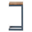 Table d'appoint en bois de sapin naturel - petite, pour un look frais avec table en fer
