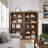 Farmhouse Book Shelf With Storage Open Display Bookshelves, 67.4" Tall Book Case Wooden Bookcase Home Decor Furniture For Home Office, Living Room, Bed Room-469754036-469754037