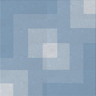 Tapis géométrique bleu marine