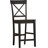 Skiatook 4 - Person Solid Wood Top Four Leg Base Dining Set