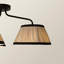 Delaylah Linen Semi Flush Mount