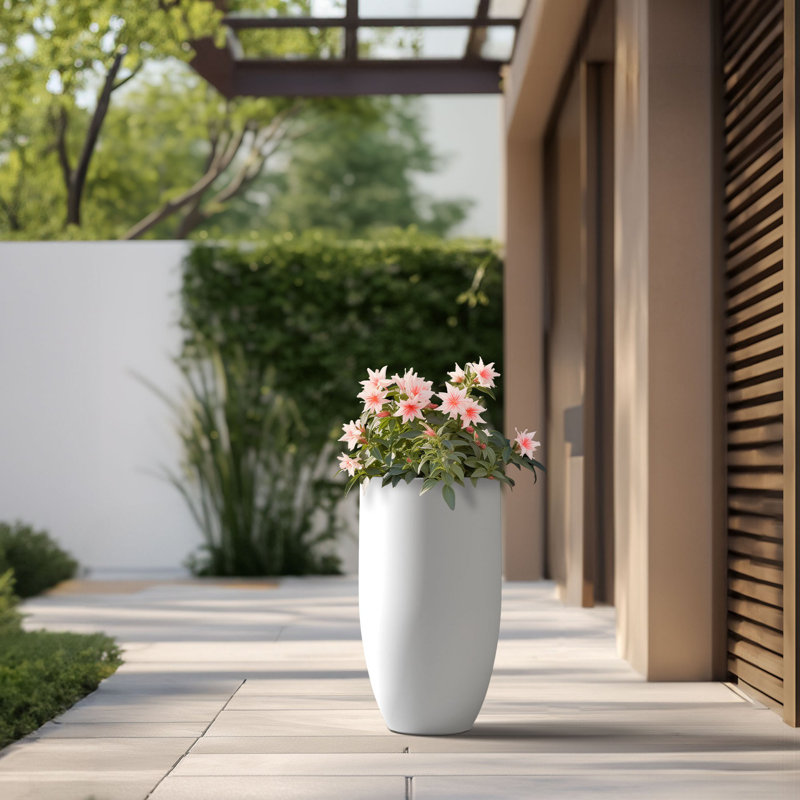 Hellie Handmade Pot Planter, White