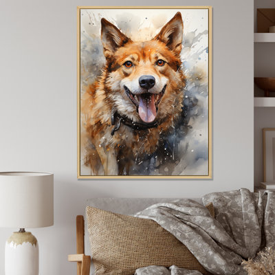 Shiba Inu Spirit sur impression sur toile