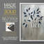 Indigo Foliage I-Premium, reproduction encadrée - prête à être accrochée - aucun clou requis - aucun clou requis-357943891-357943890
