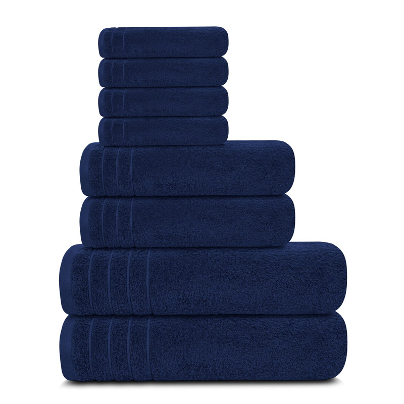 100% Cotton Midweight Mulit-Size Set, Navy