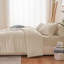Nitzy Super Soft Reversible Plain Duvet Cover with Pillowcases-1670774704-1670774712