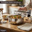 Buckingham Stainless Steel Insulated Hot Pot Food Warmer Serving Dish With Lid 5000 ml