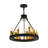 Deina 18 - Light Wagon Wheel Chandelier