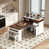 White/Walnut selected