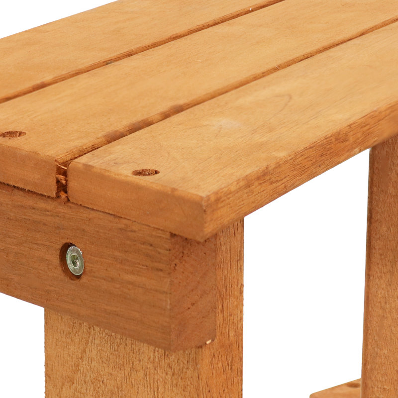 Support pour plante d'extérieur 3 niveaux en bois Meranti