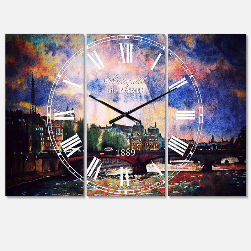 Très grande horloge murale Swigart