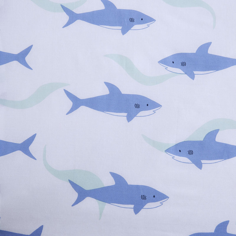Ensemble d'édredon en coton , Édredon double / grand + 2 taies décoratives sta, Bleu marine