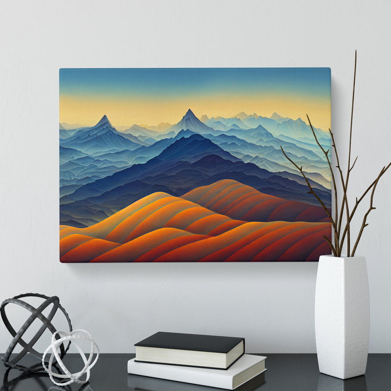 Iconic Mountain Sunrise - Wrapped Canvas, 35cm H x 50cm W x 3cm D