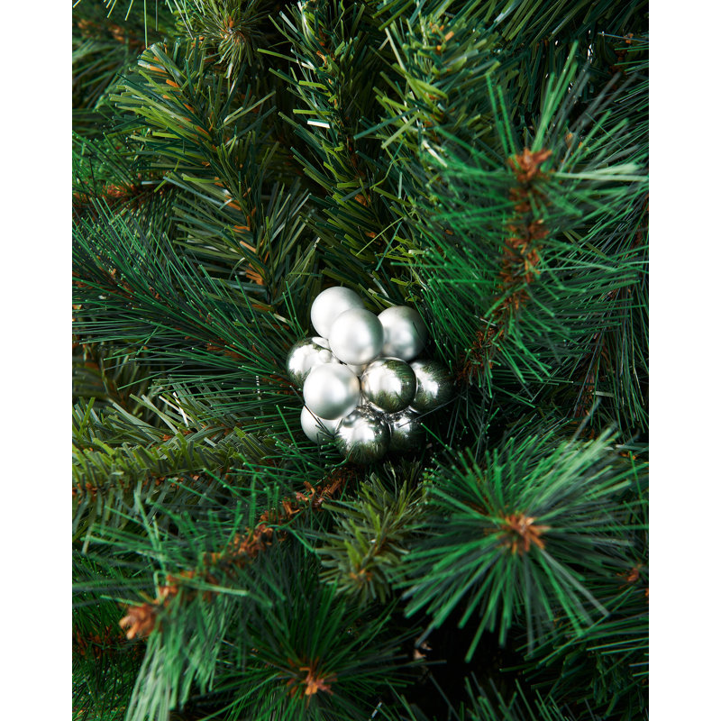 11cm Solid Colour Plastic / Acrylic Bauble, Silver