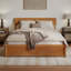 Lit plateforme en bois avec couchette Norla-113674735-113674731