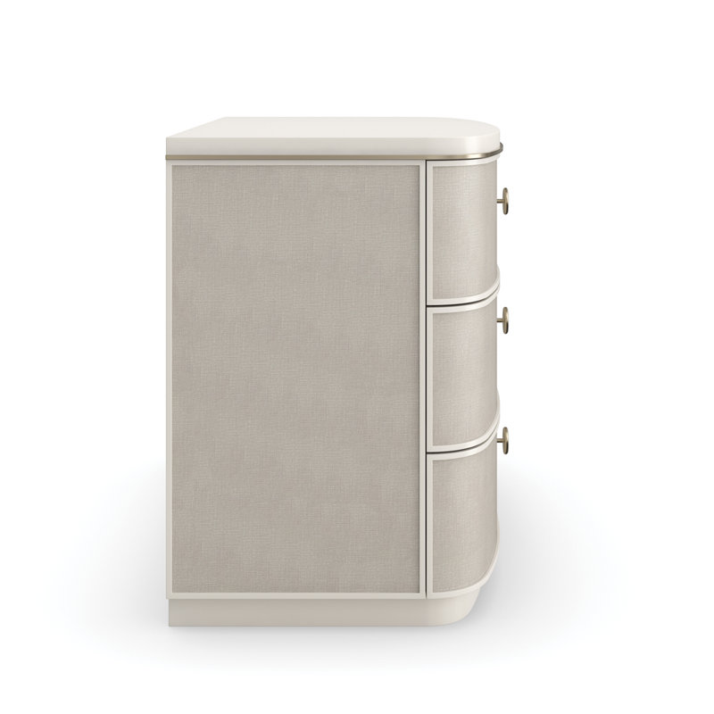 Caracole Classic 3 - Drawer Solid Wood Nightstand