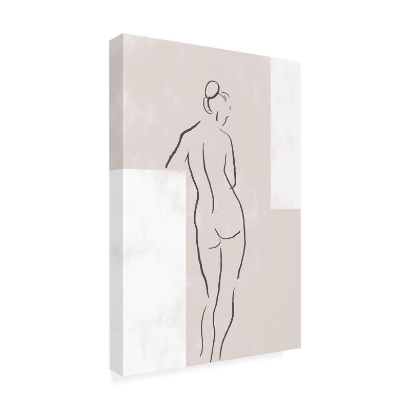 Femme en studio, H 24 po x l 16 po x P 2 po