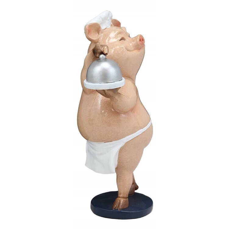 Hard Working Pig Figurine Home Decor Resin Home Decor For Car Decorative  Ornaments 1# 