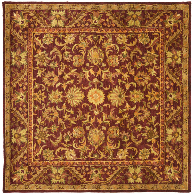 Antiquity Hand Tufted Wool Oriental Rug, Square 6'