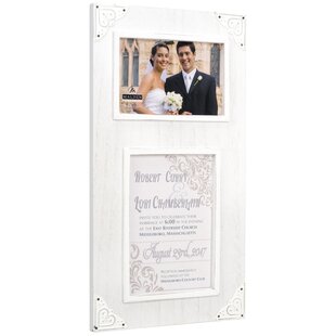 Personalized 50th Wedding Anniversary Glass Vertical 5 X 7 Photo Frame