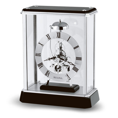 10'' H Solid Wood Floor Clock