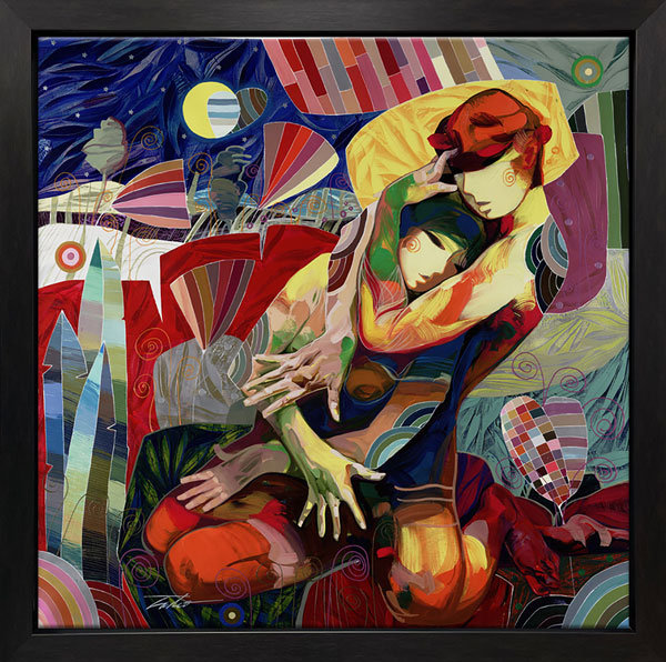 Conselo De Amore by Tadeo Zavaleta - Single Picture Frame Painting on Canvas