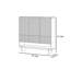 Retro Colour-Matched Shoe Storage Cabinet-456985736