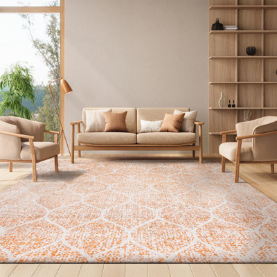 Tapis à motif géométrique Balcom Performance