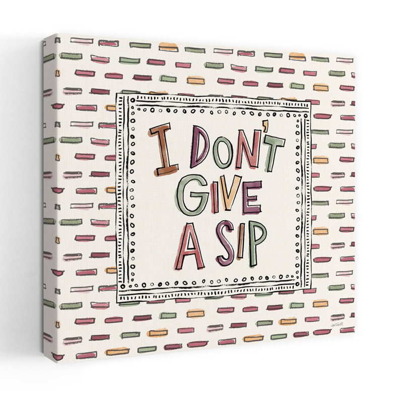 Wine Sentiments II Contemporary Art, 18" H x 18" W