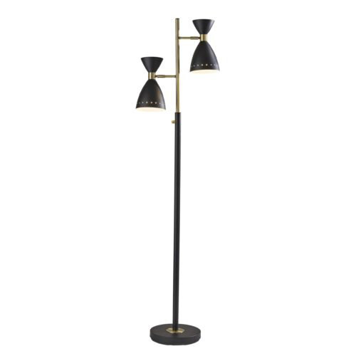 Devale 68'' Metal Task Floor Lamp Set
