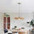 Farmhouse Tropical Pendant Light Woven Rattan Lighting-180262407