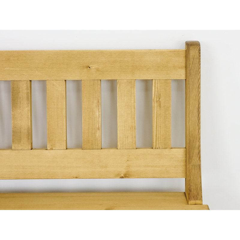 Dambrosio Solid Wood Bench, 87 cm x 160 W cm x 46 D cm