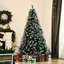 Arbre de Noël de 6 pi avec branches enneigées, 800 pointes, 61 branches de pin, base robuste et réaliste, plateforme stable