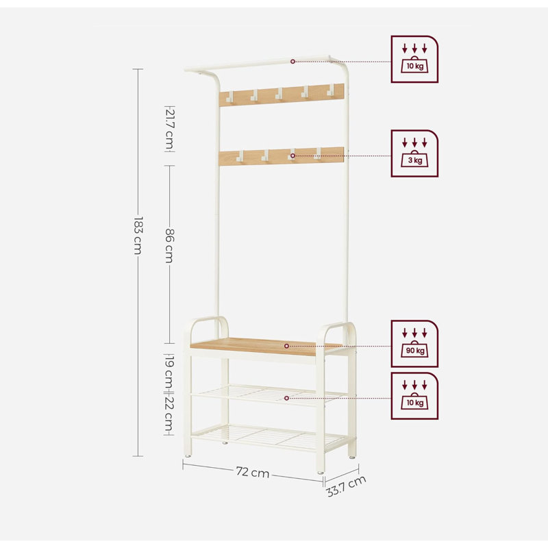 Bonacci Hall Tree 72cm Wide