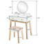 Ensemble coiffeuse et tabouret Pasko