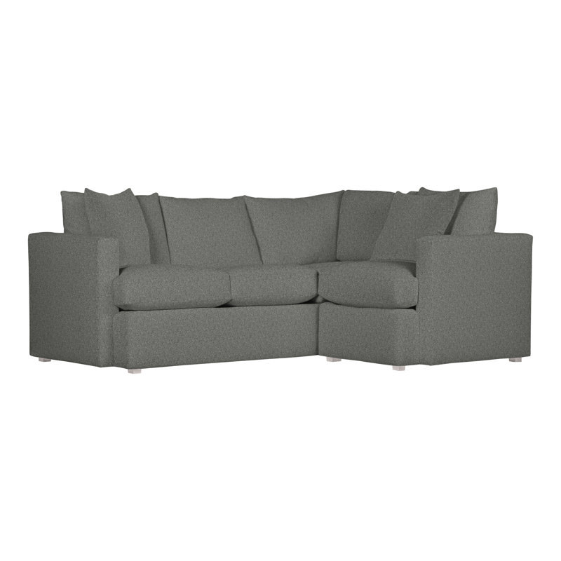 American Bungalow 2-Piece Sectional, Ian Pewter, Dove Gray