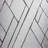 36"H Cathedral Geometric Clear Glass Window Panel In Mango Wood Frame