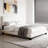 Linen Upholstered Platform Bed-516494936