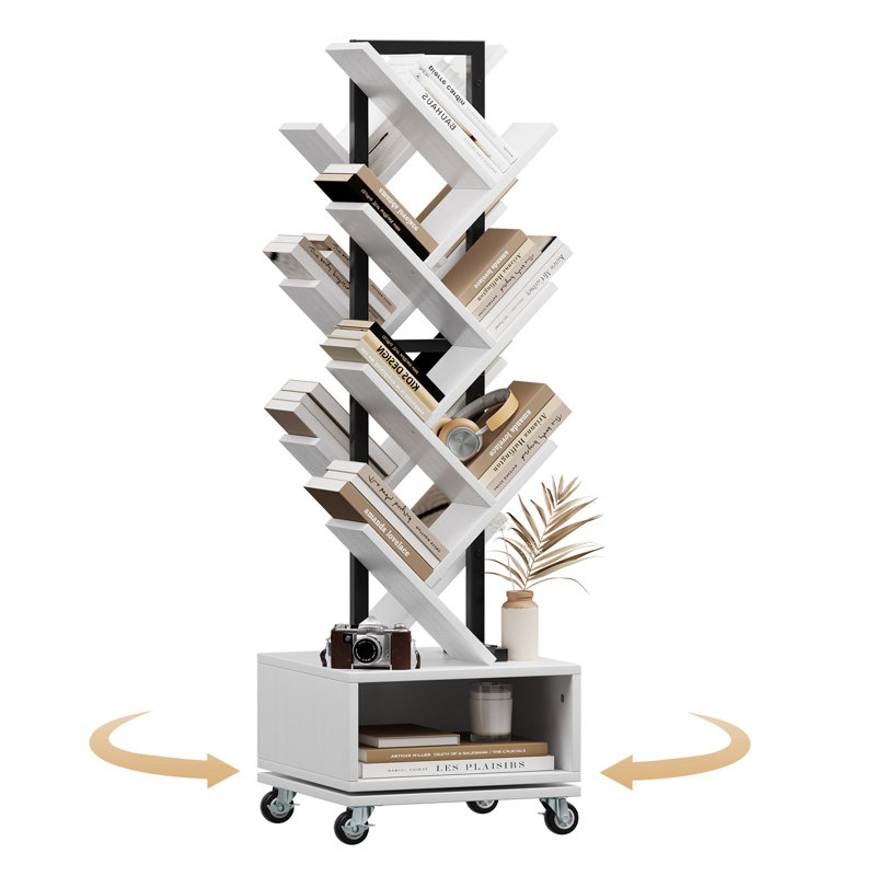 Bibliothèque 48 "H, Blanc