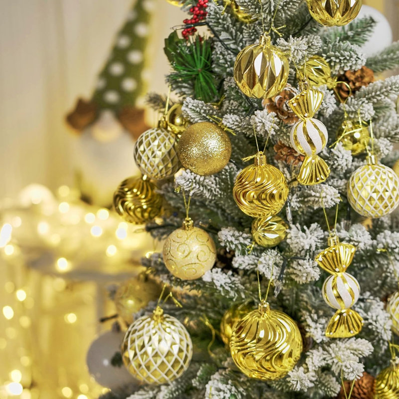 Décoration de Noël arbre, Or